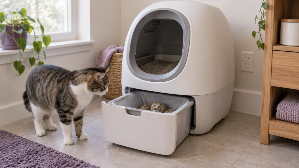 Automatic litter box: choosing by “Waste bin capacity”